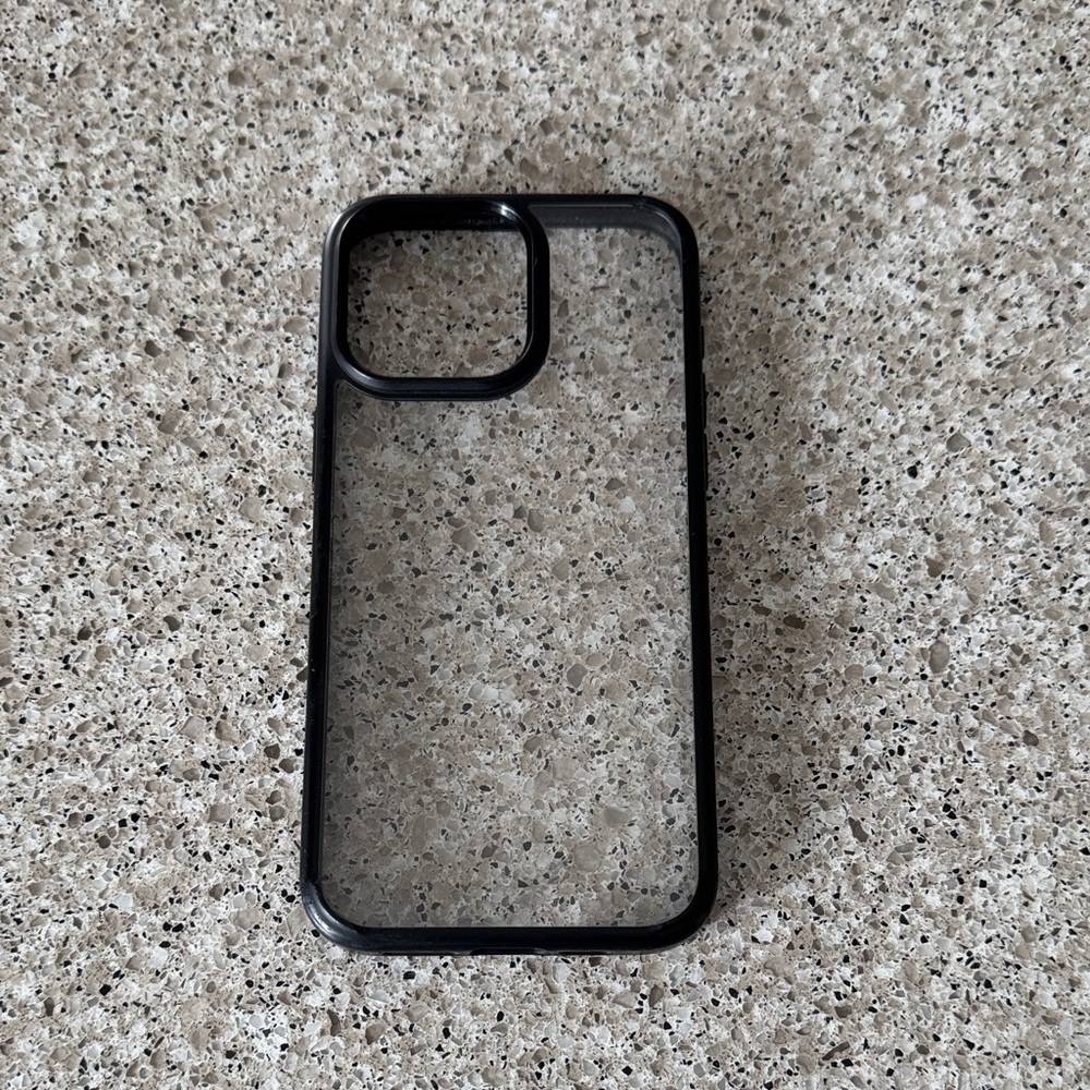 Black & clear  iPhone 15 pro max